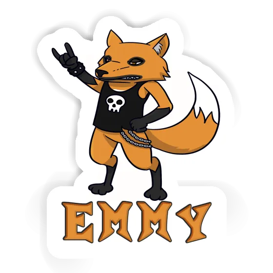 Emmy Sticker Rocker Fox Notebook Emmy Sticker Rocker Fox Notebook Image