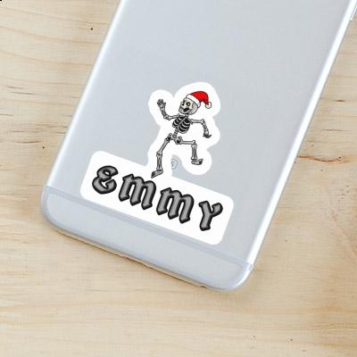 Christmas Skeleton Sticker Emmy Laptop Christmas Skeleton Sticker Emmy Laptop Image