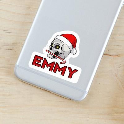 Sticker Christmas Skull Emmy Image