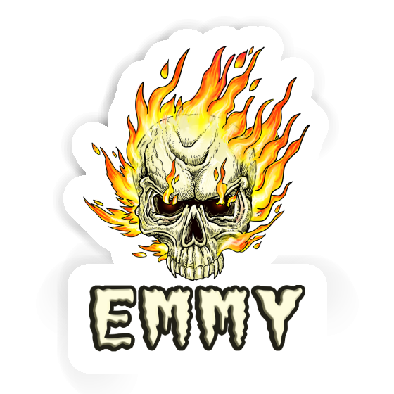 Emmy Sticker Skull Laptop Image