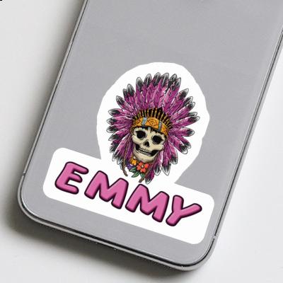Ladys Skull Sticker Emmy Ladys Skull Sticker Emmy Image