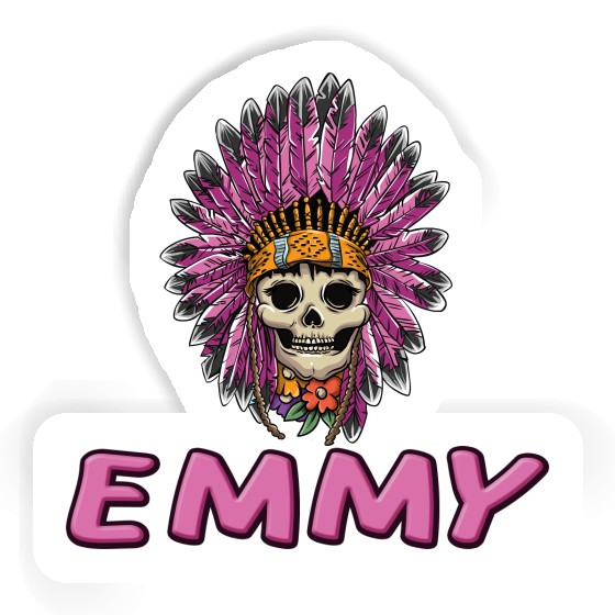 Ladys Skull Sticker Emmy Notebook Ladys Skull Sticker Emmy Gift package Image