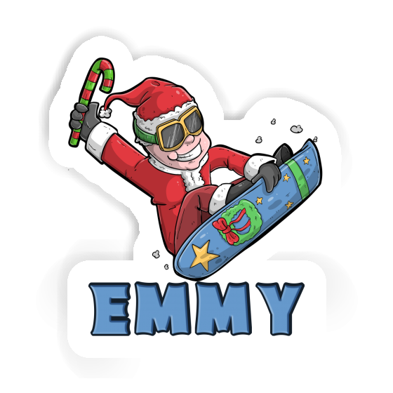 Autocollant Emmy Snowboarder de Noël Notebook Autocollant Emmy Snowboarder de Noël Notebook Image