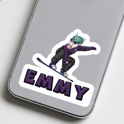 Snowboarder Sticker Emmy Notebook Snowboarder Sticker Emmy Gift package Image