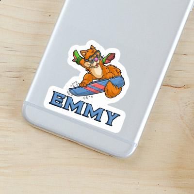 Autocollant Emmy Snowboardeuse Image