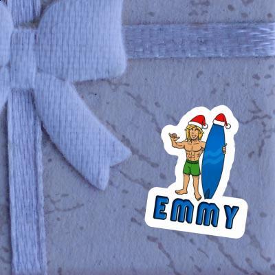 Weihnachtssurfer Sticker Emmy Notebook Weihnachtssurfer Sticker Emmy Notebook Image