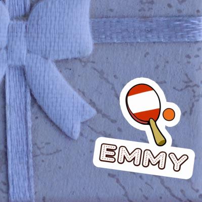 Emmy Sticker Table Tennis Paddle Notebook Image
