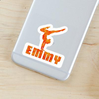 Aufkleber Emmy Yoga-Frau Laptop Image