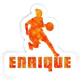Enrique Sticker Basketballspielerin Image
