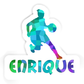 Aufkleber Basketballspielerin Enrique Image