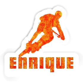 Autocollant Vététiste Enrique Image