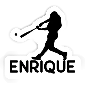 Enrique Aufkleber Baseballspieler Image