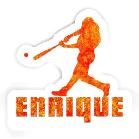 Enrique Aufkleber Baseballspieler Image