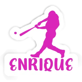 Aufkleber Baseballspieler Enrique Image
