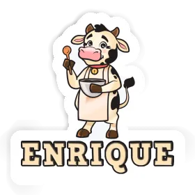 Aufkleber Chefköchin Enrique Image