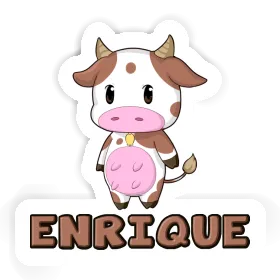 Vache Autocollant Enrique Image