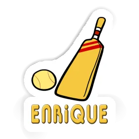 Sticker Enrique Kricketschläger Image