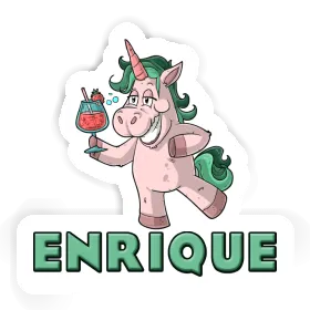Party-Einhorn Aufkleber Enrique Image