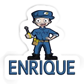 Enrique Autocollant Électricien Image