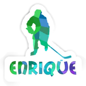 Enrique Autocollant Joueur de hockey Image