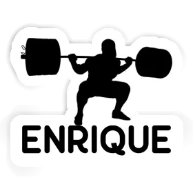 Autocollant Haltérophilie Enrique Image
