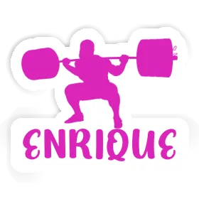 Autocollant Enrique Haltérophile Image