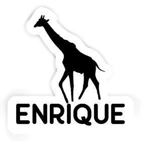 Enrique Autocollant Girafe Image