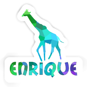 Enrique Autocollant Girafe Image