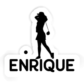 Golferin Aufkleber Enrique Image