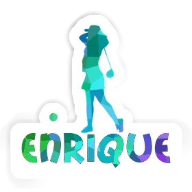 Golferin Aufkleber Enrique Image