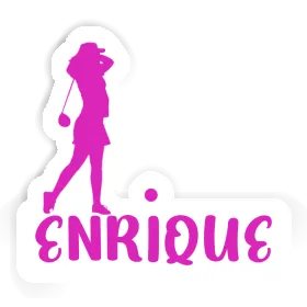 Enrique Sticker Golferin Image