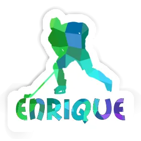 Enrique Autocollant Joueur de hockey Image