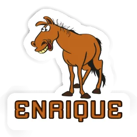 Autocollant Enrique Cheval Image