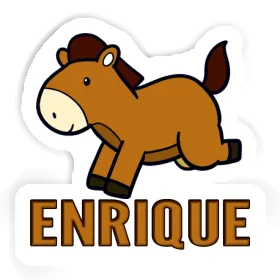 Autocollant Enrique Cheval Image