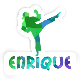 Karateka Aufkleber Enrique Image