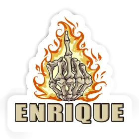 Autocollant Doigt du milieu Enrique Image