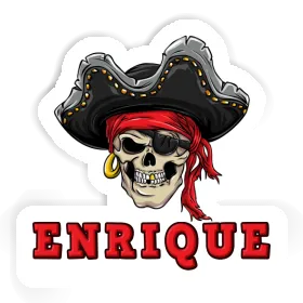 Enrique Autocollant Crâne de pirate Image
