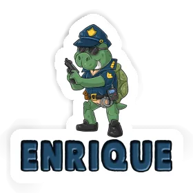 Enrique Aufkleber Polizist Image