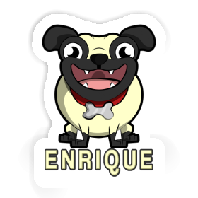 Enrique Aufkleber Mops Image