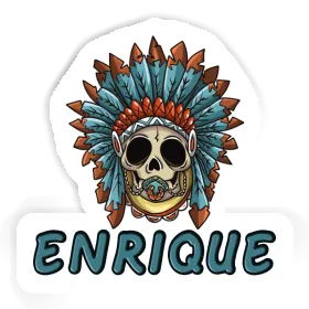 Enrique Autocollant Bébé tête de mort Image