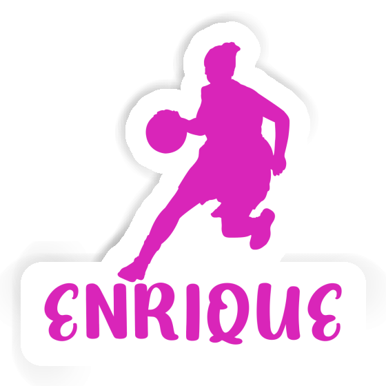 Sticker Basketballspielerin Enrique Laptop Sticker Basketballspielerin Enrique Laptop Image