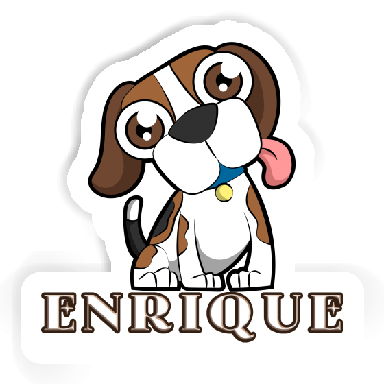 Beagle Aufkleber Enrique Beagle Aufkleber Enrique Image