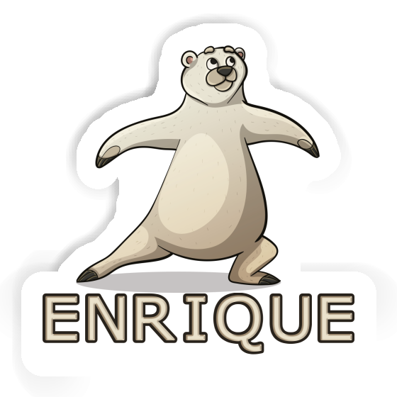 Sticker Enrique Yoga Bear Notebook Sticker Enrique Yoga Bear Notebook Image