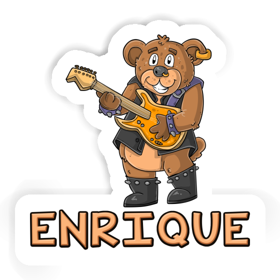 Enrique Aufkleber Gitarrist Laptop Image