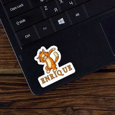 Enrique Autocollant Chat Laptop Image