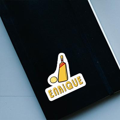 Sticker Enrique Kricketschläger Notebook Sticker Enrique Kricketschläger Gift package Image