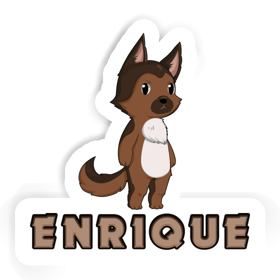 Sticker Enrique Deutscher Schäferhund Notebook Sticker Enrique Deutscher Schäferhund Notebook Image