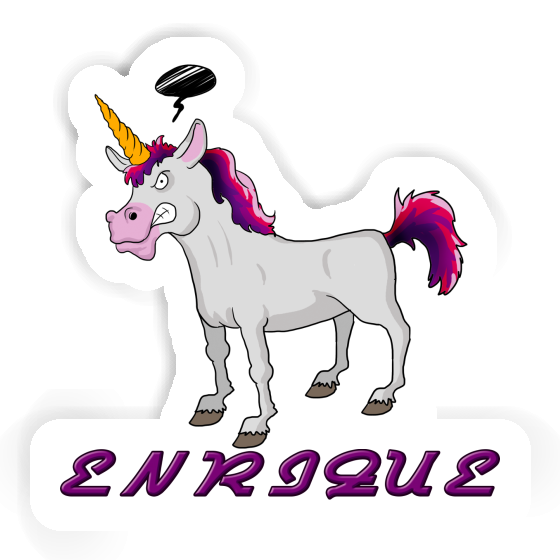 Licorne Autocollant Enrique Laptop Image