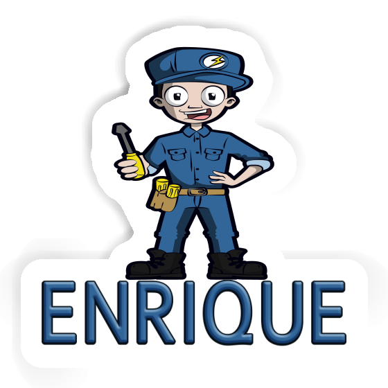 Enrique Autocollant Électricien Image