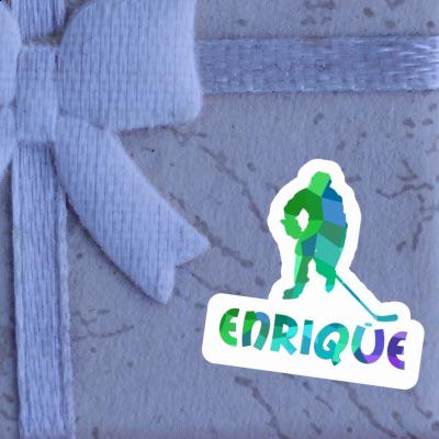 Enrique Autocollant Joueur de hockey Notebook Enrique Autocollant Joueur de hockey Notebook Image